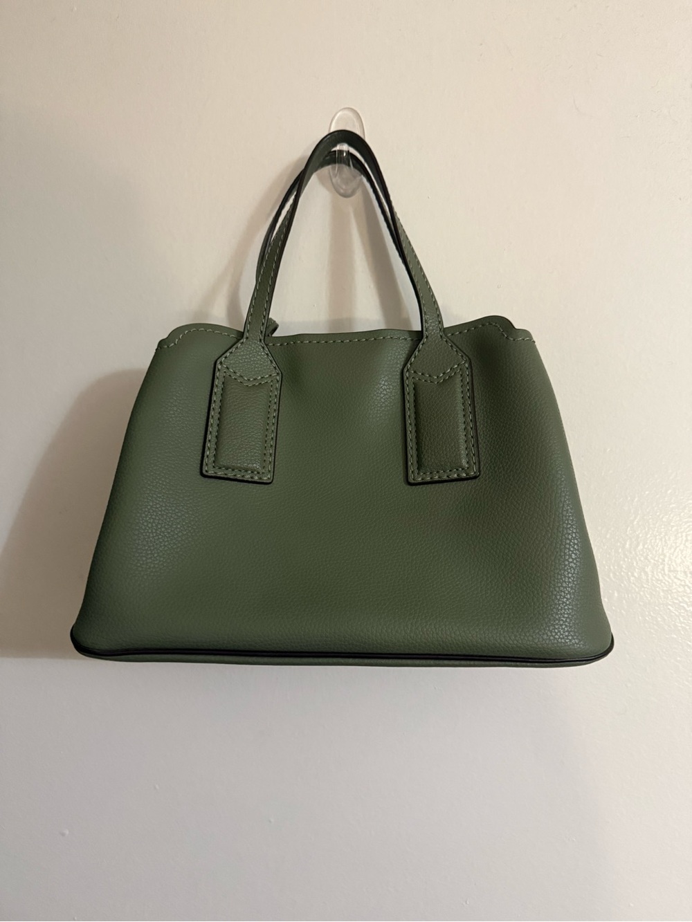 NWOT Marc Jacobs Pebble Leather Green Moss Editor Purse - Picture 4 of 8